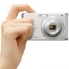 Sony_Cyber_shot_W180_Digital_Camera_Natural_Silver_Front_Center_Sexy_Teen_Model_Hand_Dandy_Gadget_Digital_Cameras