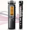 Sony_ICD_SX750_Digital_Voice_Recorder_Elegant_Black_White_Front_Stand_Side_Center_Sexy_Duo_Dandy_Gadget_Portable_Media