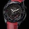 Vogard_Radiator_F1_Limited_Edition_Watch_Elegant_Black_Hot_Red_Alligator_Strap_Front_Center_Dandy_Gadget_Timepiece