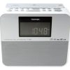Toshiba_TY_CR30_CD_Clock_Radio_Player_Elegant_White_Grey_Front_Center_Dandy_Gadget_Timepiece