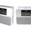 Toshiba_TY_CR30_CD_Clock_Radio_Player_Elegant_White_Grey_Front_Left_Center_Sexy_Duo_Dandy_Gadget_Timepiece