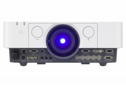 Sony VPL-FHZ55 laser projector – 2013 InfoComm Coming with pure blue laser technology and Sony’s BrightEra 3LCD optical engine, this new projector, VPL-FHZ55, produces 4,000 lumens brightness with WUXGA 1920 x 1200 resolution for giving you bright-vivid color of high quality projected images without help of LEDs. It’s not a hybrid, it’s pure laser projector. More, it...