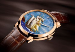 Ulysse Nardin has made the Pride of Baltimore alive on limited gold watch – Classico Pride of Baltimore The Pride of Baltimore, a legendary topsail schooner sailed by the privateer Thomas Boyle, has sunk and captured 17 British vessels. She was a monster to its enemies, she was tough, but at the end, she was beaten by nature at Puerto Rico at 1986. Now, after century has passed,...