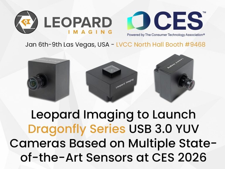 Leopard Imaging to Launch Dragonfly Series USB3.0 YUV Cameras