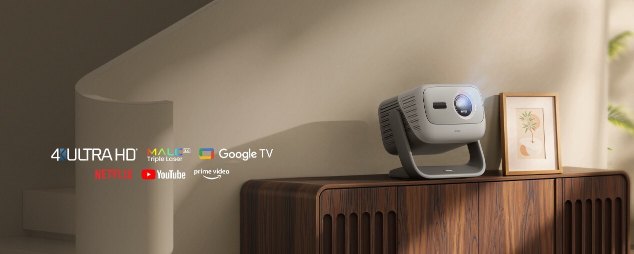 JMGO N3 4K Smart Triple Laser Projector