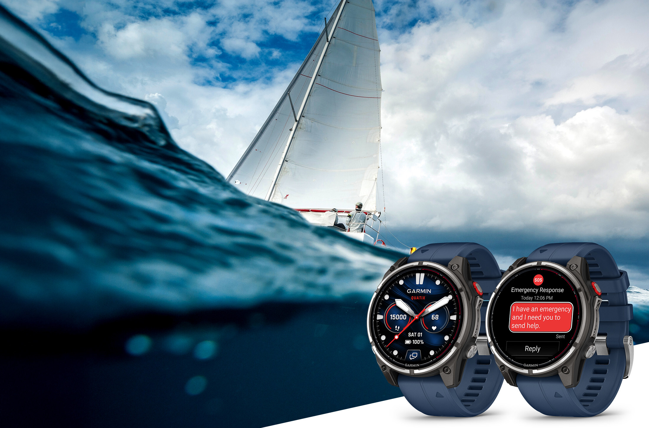 Garmin quatix 8 Pro nautical smartwatch