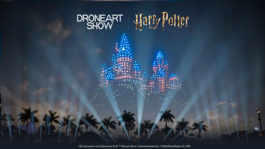 DroneArt Show Harry Potter Lights Up the Sky