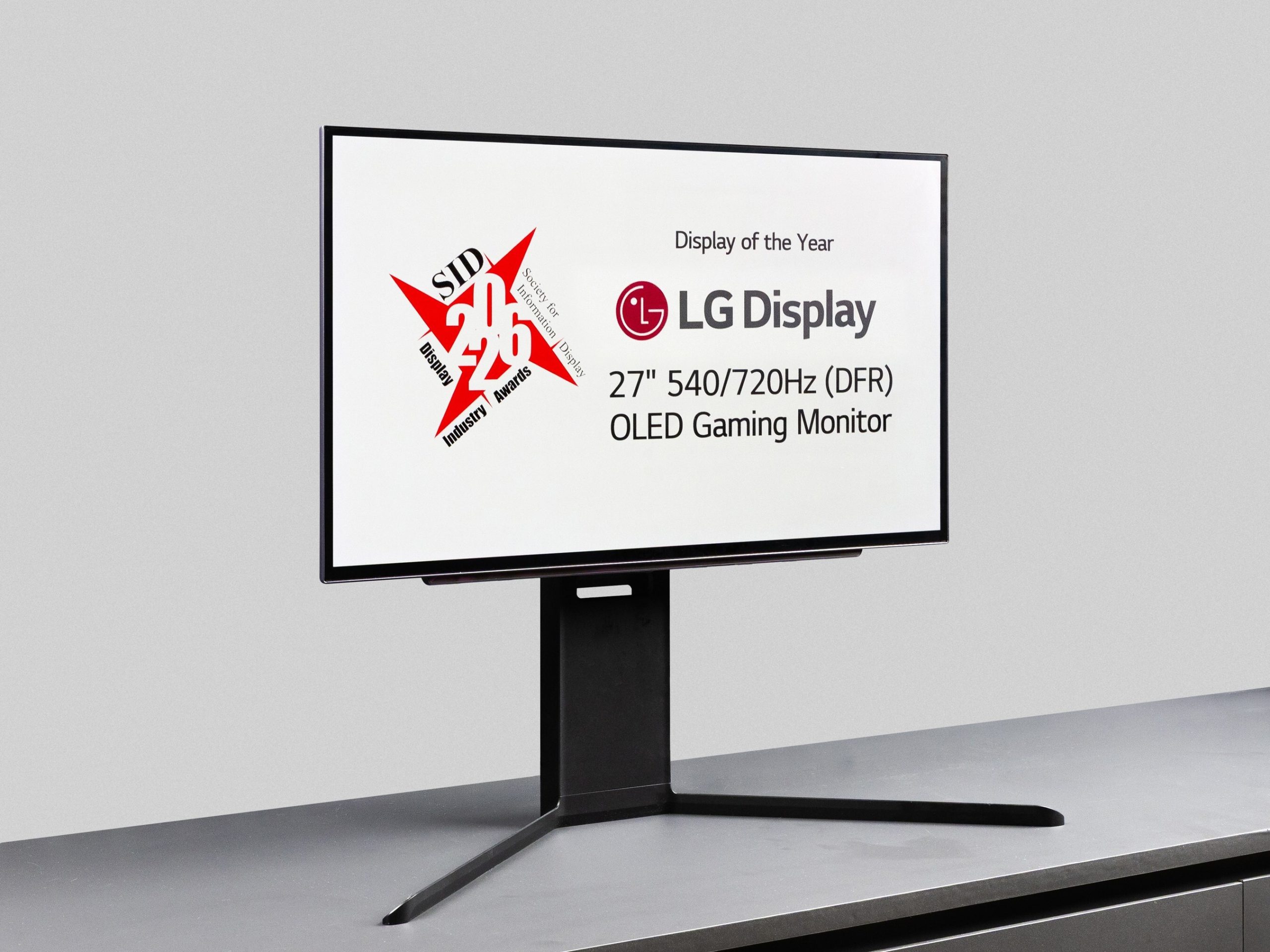 LG Display 27-inch DFR OLED Wins SID Award