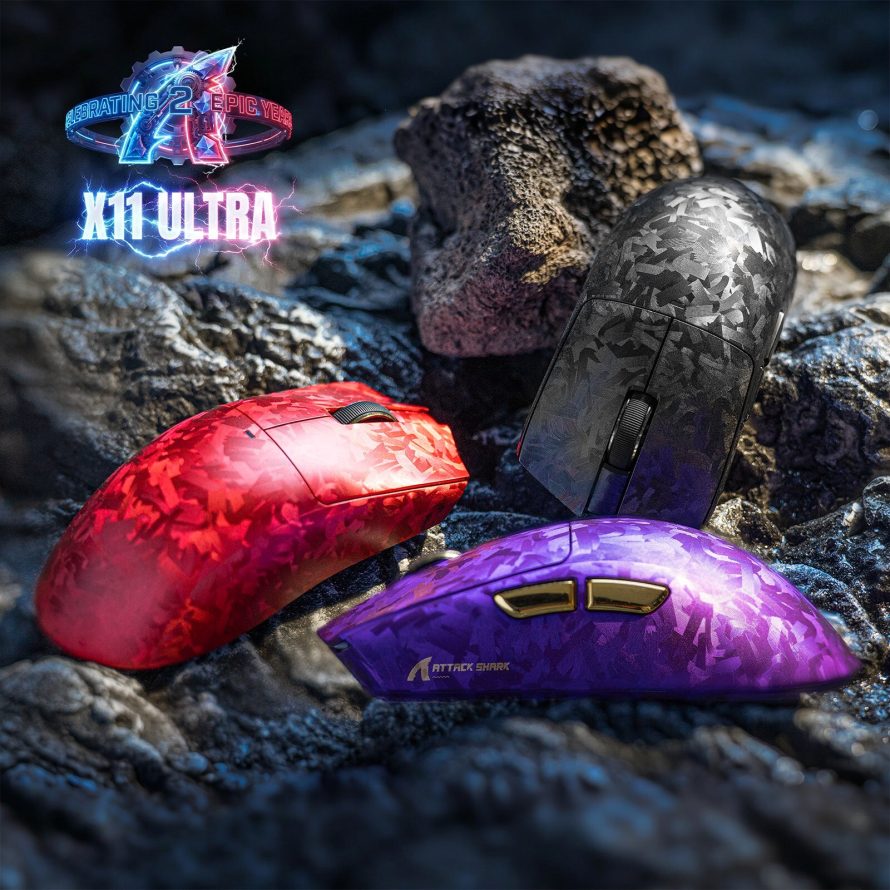 ATTACK SHARK X11 ULTRA Brings Carbon Fiber Speed