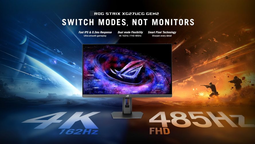 ASUS ROG Strix and TUF Dual Mode Displays Launch