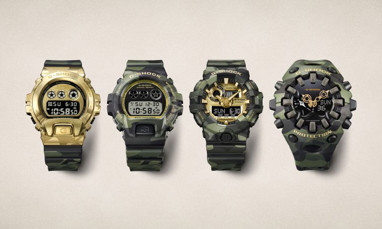 G-SHOCK's Camo And Gold Series