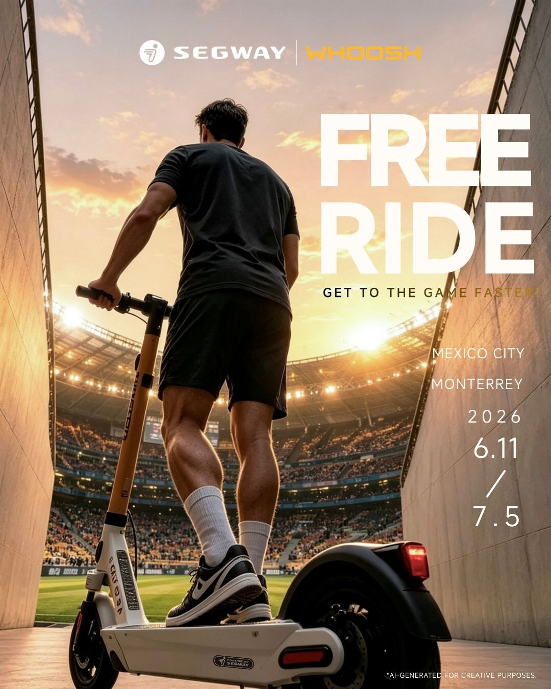 Segway and Whoosh Expand Urban Mobility During World Cup 2026