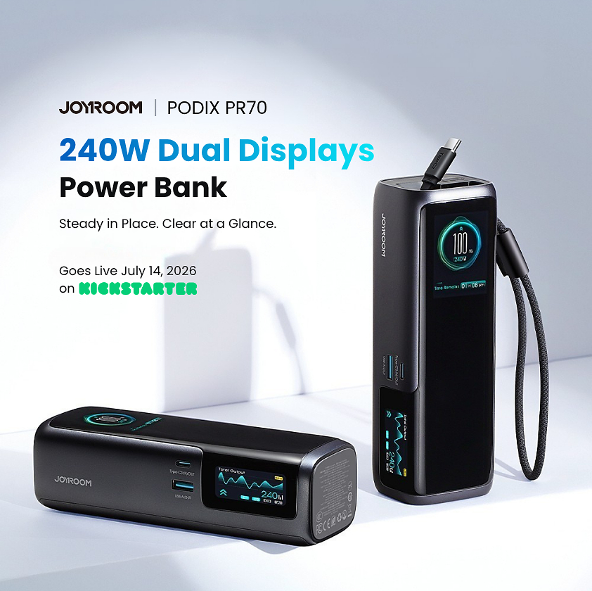 JOYROOM PODIX PR70 Packs 240W Charging Power