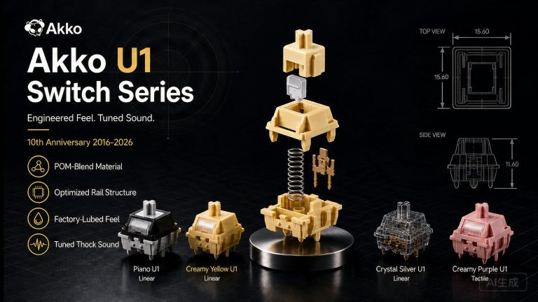 Akko Introduces U1 Mechanical Switch Family