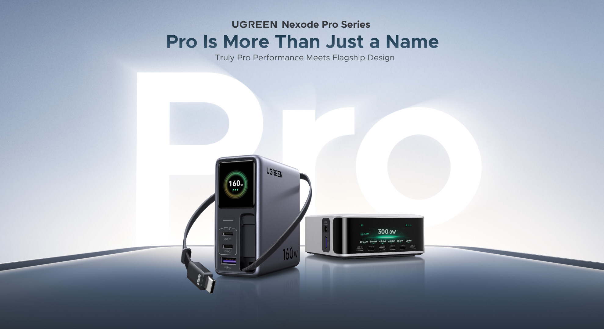 UGREEN Nexode Pro 160W and 300W Chargers Debut