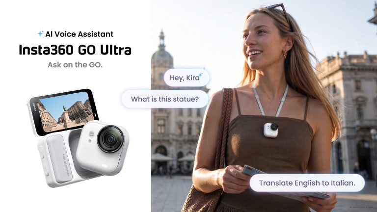 Insta360 GO Ultra Gets Gemini-Powered AI Assistant