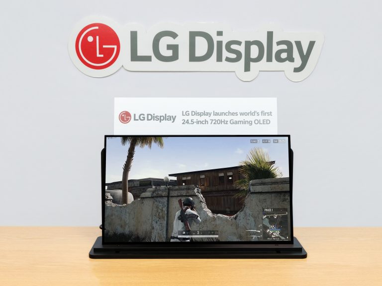 LG Display's 24.5-Inch 720Hz OLED Targets Esports