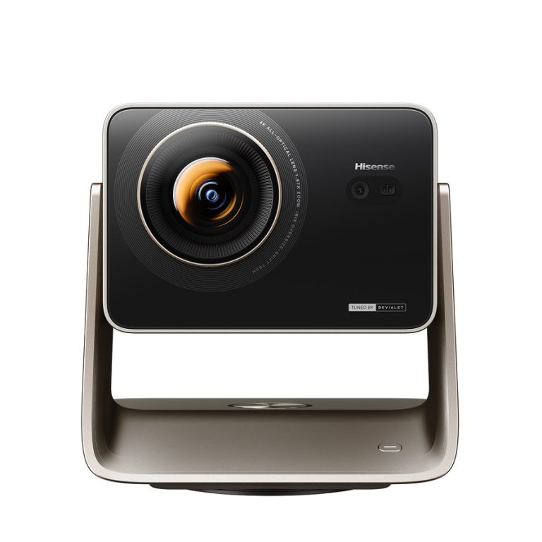 Hisense C3 Ultra TriChroma laser projector on white background