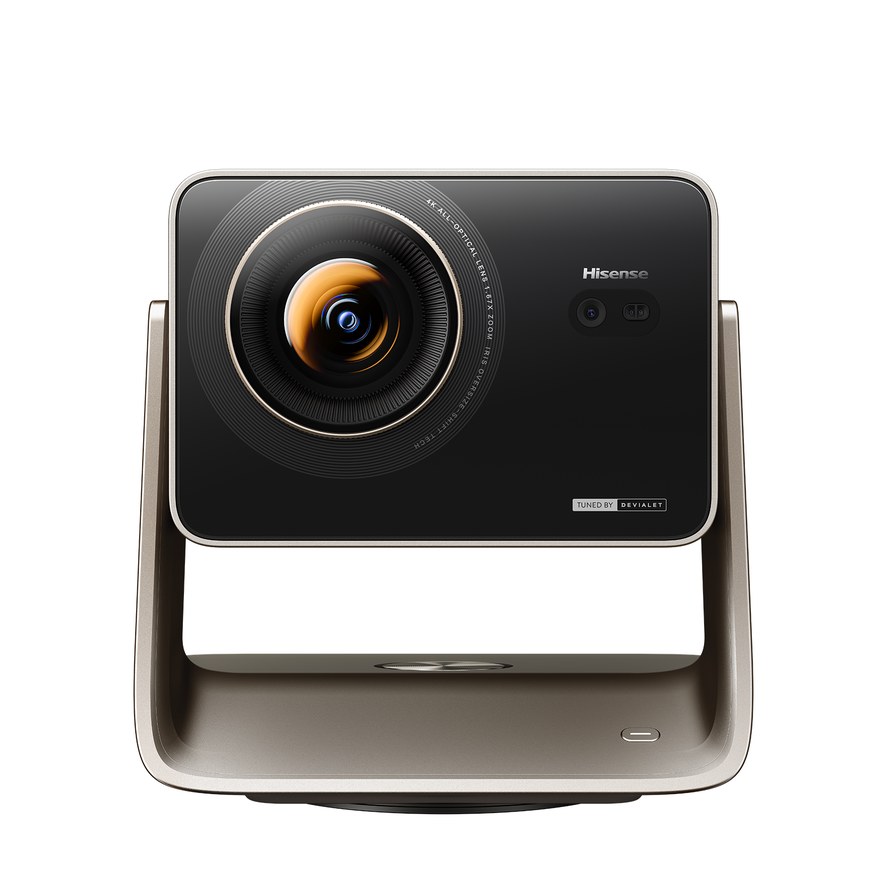 Hisense C3 Ultra TriChroma laser projector on white background